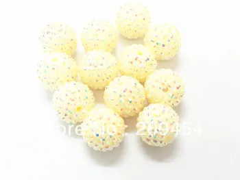 20mm 100PCS Cream AB Resin Rhinestone Ball Beads,Chunky Beads For Kids Jewelry Making
20mm 100PCS Cream AB Resin Rhinestone Ball Beads,Chunky Beads For Kids Jewelry Making