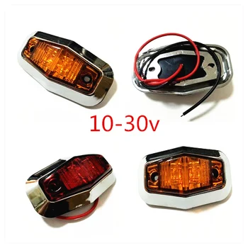 20X chrome 3 LED Side Markers Light Clearance Lamp 12v 24v Car Truck Trailer BUS Rear lamp external Lights red amber white
20X chrome 3 LED Side Markers Light Clearance Lamp 12v 24v Car Truck Trailer BUS Rear lamp external Lights red amber white