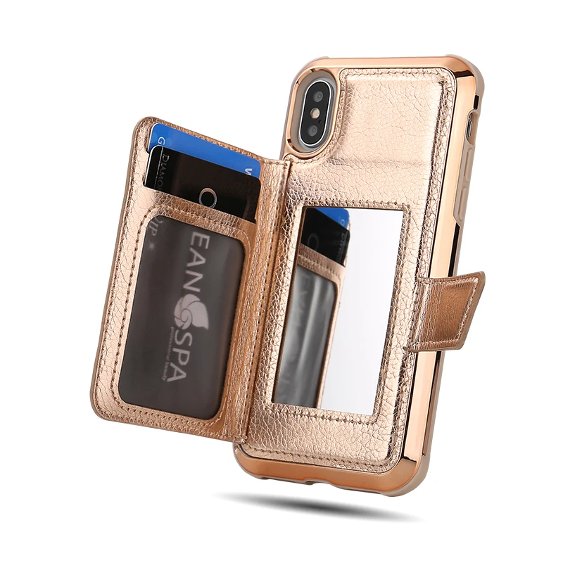 W7ETBEN Card Case for iPhone XS Max XR XS 6 7 8 Plus Wallet Leather Case with Mirror for Samsung Galaxy S10 Plus S10e
W7ETBEN Card Case for iPhone XS Max XR XS 6 7 8 Plus Wallet Leather Case with Mirror for Samsung Galaxy S10 Plus S10e