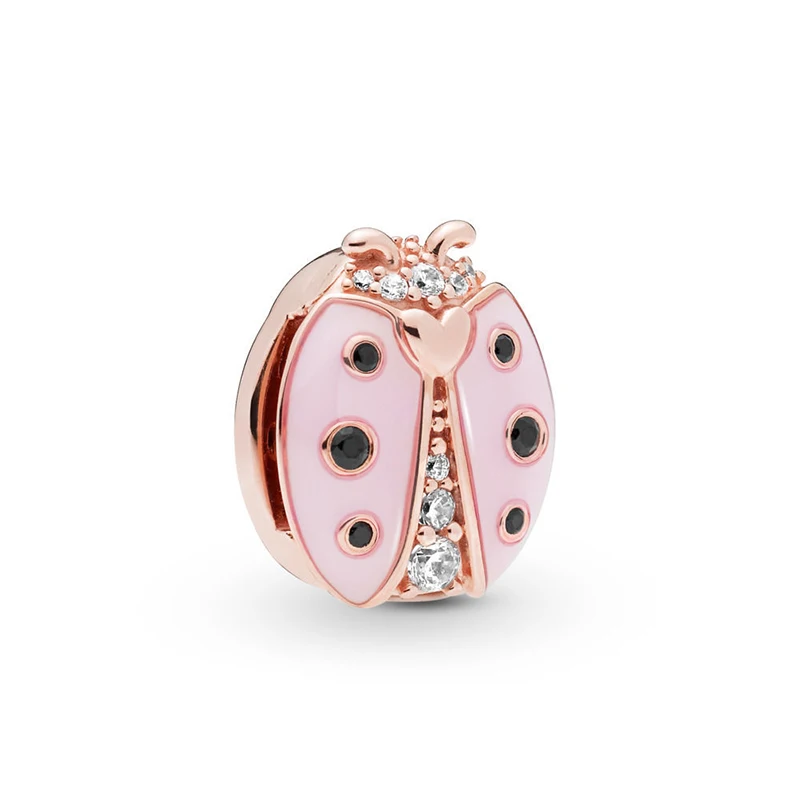 2019 Spring NEW 925 Sterling Silver Rose Reflexions Pink Ladybird Clip Charm Beads Fit for Women Bracelets DIY Jewelry
2019 Spring NEW 925 Sterling Silver Rose Reflexions Pink Ladybird Clip Charm Beads Fit for Women Bracelets DIY Jewelry