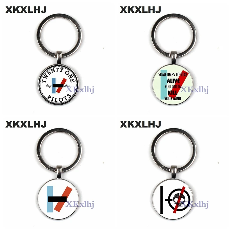 XKXLHJ Twenty One Pilots keychain Music Band Fans Men Women Graphic Pendant For key Metal Jewelry Key Holder
XKXLHJ Twenty One Pilots keychain Music Band Fans Men Women Graphic Pendant For key Metal Jewelry Key Holder