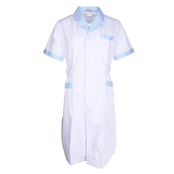 First Sight-Women Short Sleeve Lab Coat Medical Doctor Coat Nursing Full Length Dress
First Sight-Women Short Sleeve Lab Coat Medical Doctor Coat Nursing Full Length Dress