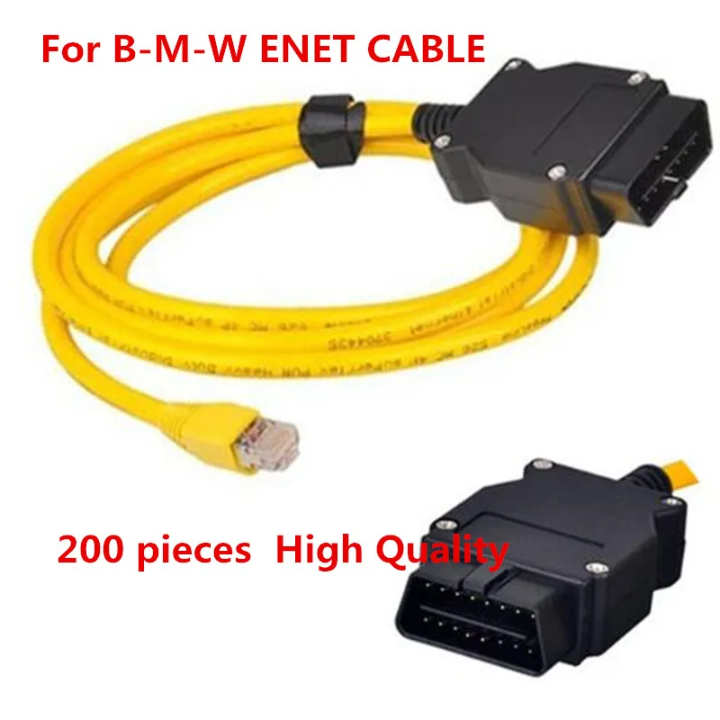 200PCS DHL FREE For BMW ENET Ethernet iCOM Coding to OBD2 16Pin Connector Cable F-Series ESYS 3.23.4 V50.3 Data Cable
200PCS DHL FREE For BMW ENET Ethernet iCOM Coding to OBD2 16Pin Connector Cable F-Series ESYS 3.23.4 V50.3 Data Cable