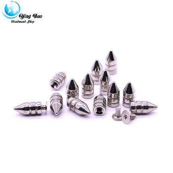 10sets/pack 7mm (Diameter), 15mm (Height) studs and spikes for clothes black Silver bullet studs B-09
10sets/pack 7mm (Diameter), 15mm (Height) studs and spikes for clothes black Silver bullet studs B-09