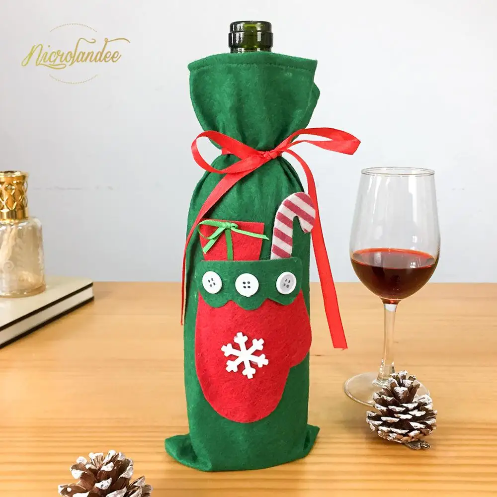 NICROLANDEE Christmas Wine Bottle Cover Snowman Stocking Gift Holders Xmas Navidad Decor New YearHome Party New Decoration DIY
NICROLANDEE Christmas Wine Bottle Cover Snowman Stocking Gift Holders Xmas Navidad Decor New YearHome Party New Decoration DIY