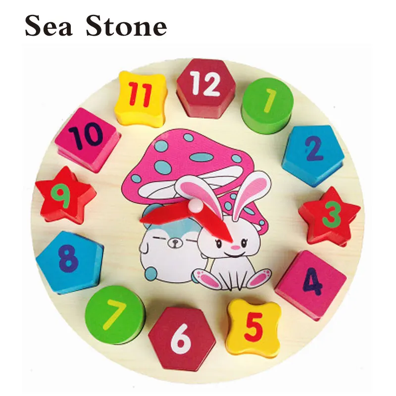 Rabbit clock Wooden Blocks toys Digital Geometry Clock Toy Children's Montessori Educational Toys For Baby Kids Boy Girl Gifts
Rabbit clock Wooden Blocks toys Digital Geometry Clock Toy Children's Montessori Educational Toys For Baby Kids Boy Girl Gifts