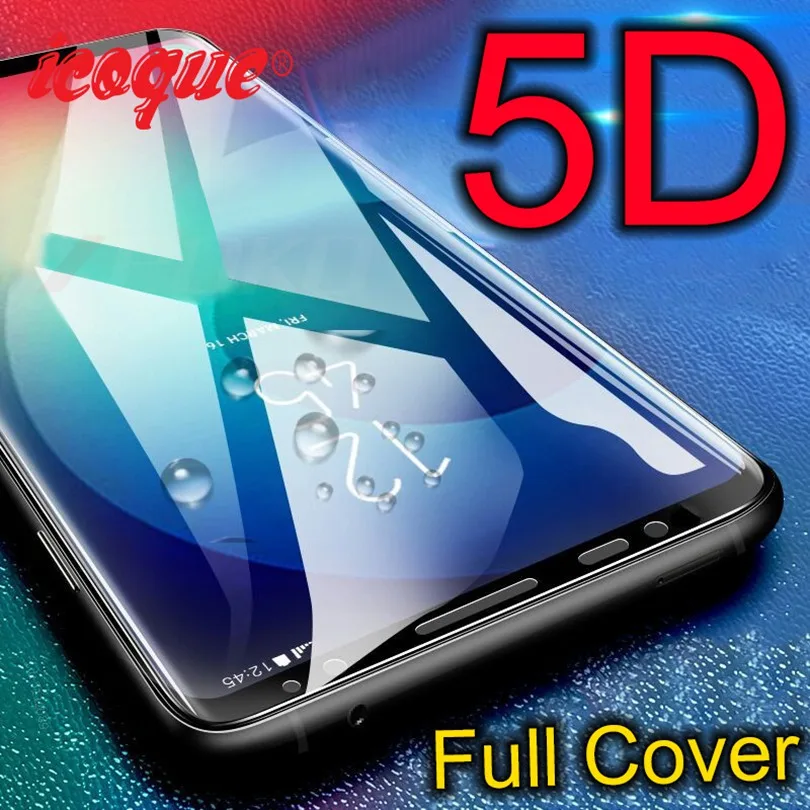 Фото 5D Tempered Glass for Samsung Galaxy A5 2017 Screen Protector Curved 9H Full Cover A520 Film Display | Мобильные телефоны и