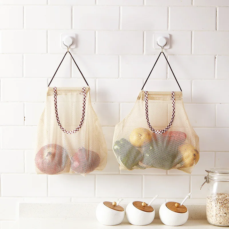 Fruit Vegetable Garlic Onion Hanging Storage Bag Breathable Reusable Mesh Bags makeup storage Organizer Home Kitchen Accessories
Fruit Vegetable Garlic Onion Hanging Storage Bag Breathable Reusable Mesh Bags makeup storage Organizer Home Kitchen Accessories