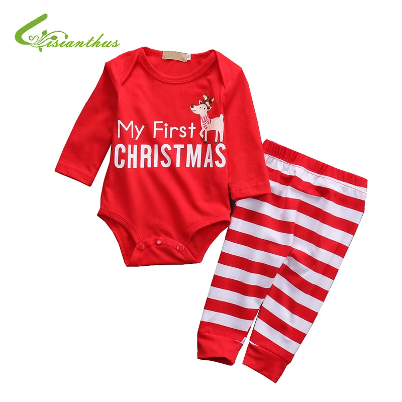 Newborn Kids Clothing Sets Long Sleeve Elk Printed Pajamas Sleepwear Romper Cotton Christmas Baby Boys Girls Children Clothes
Newborn Kids Clothing Sets Long Sleeve Elk Printed Pajamas Sleepwear Romper Cotton Christmas Baby Boys Girls Children Clothes