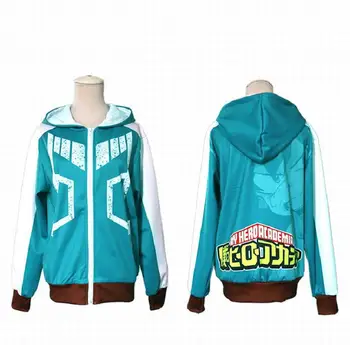 Boku no Hero Academia Izuku Midoriya Hoodie Zip Coat Sweatshirt Anime My Hero Academia Cosplay Costume Katsuki Bakugo Todorok
Boku no Hero Academia Izuku Midoriya Hoodie Zip Coat Sweatshirt Anime My Hero Academia Cosplay Costume Katsuki Bakugo Todorok