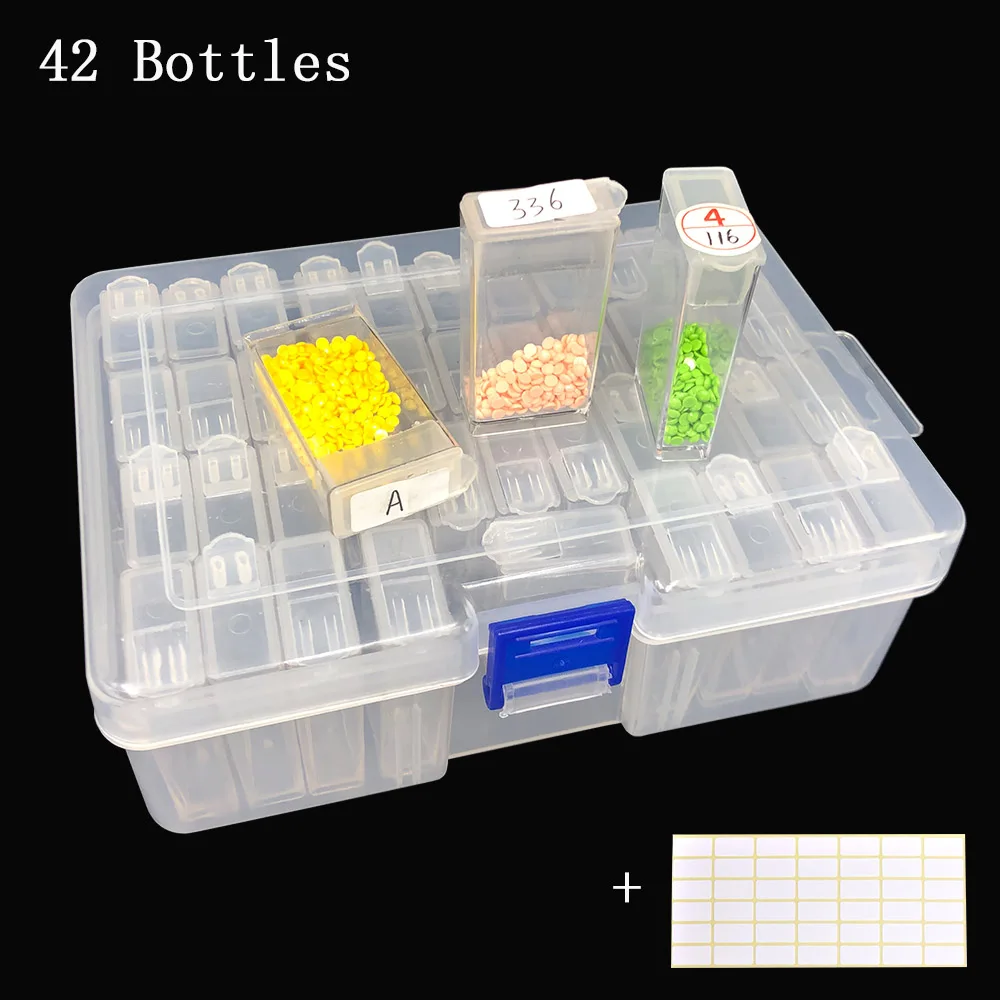 New 42/84 Diamond Embroidery Accessories diamond painting Boxes Cross Stitch Cases Storage Organizer Home Storage
New 42/84 Diamond Embroidery Accessories diamond painting Boxes Cross Stitch Cases Storage Organizer Home Storage