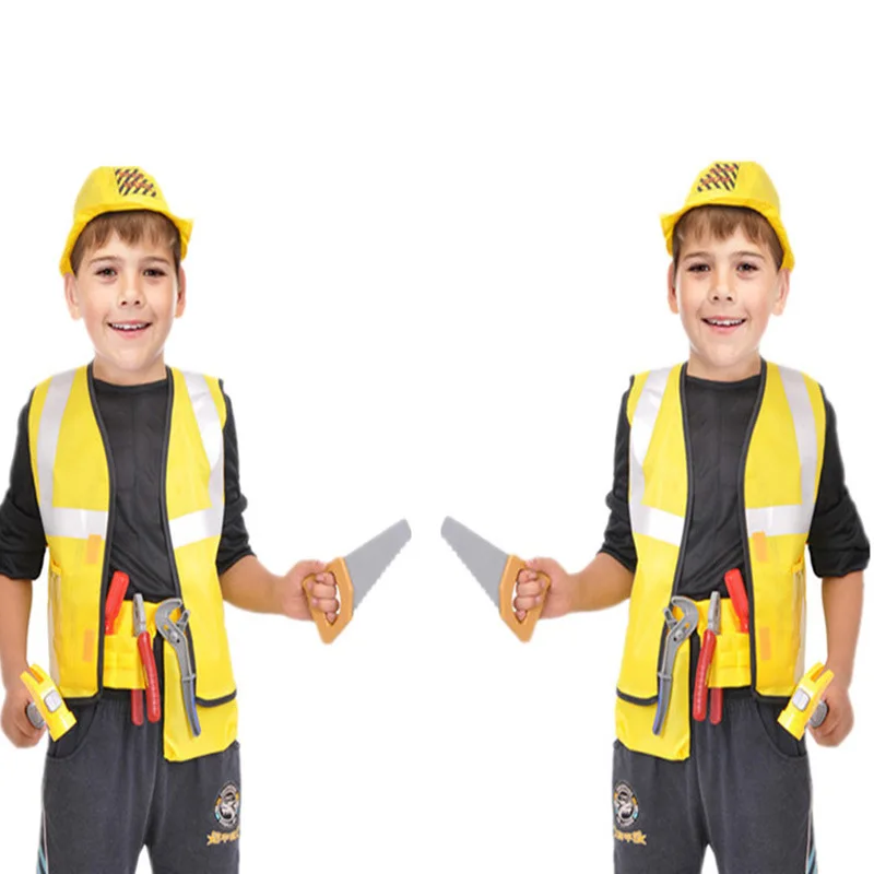 Halloween Party Engineer Cosplay for Children Engineer Uniform Cosplay Mechanical Engineer Toy for Boys Work Uniform Cosplay
Halloween Party Engineer Cosplay for Children Engineer Uniform Cosplay Mechanical Engineer Toy for Boys Work Uniform Cosplay
