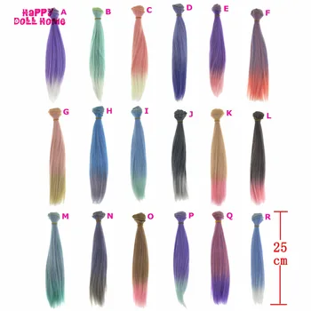 25*100 cm BJD Wigs DIY Doll Gradient Straight Hair for SD for Blythe 1/3 1/4 1/6 Doll Accessories Toy
25*100 cm BJD Wigs DIY Doll Gradient Straight Hair for SD for Blythe 1/3 1/4 1/6 Doll Accessories Toy