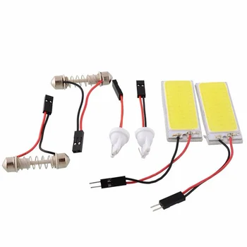 2pcs 12V Xenon HID White Lighting 36 COB LED Domes Map Lights Bulbs Car Interior Panel Lamps Signal Lamp Assembly
2pcs 12V Xenon HID White Lighting 36 COB LED Domes Map Lights Bulbs Car Interior Panel Lamps Signal Lamp Assembly