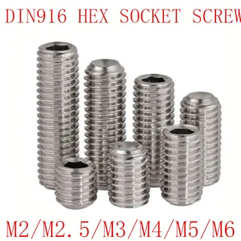 50Pcs DIN916 M2 M2.5 M3 M4 M5 M6 M8 304 Stainless Steel Surfboard Fin Screws Inner Hex Cup Point Socket Set Grub Screw
50Pcs DIN916 M2 M2.5 M3 M4 M5 M6 M8 304 Stainless Steel Surfboard Fin Screws Inner Hex Cup Point Socket Set Grub Screw