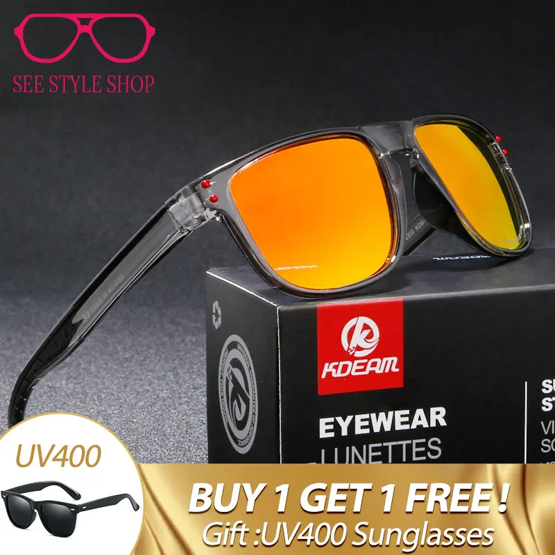 KDEAM Sport Style Polarized Sunglasses Men Ultralight Frame Vintage Sun Glasses Polaroid Lens Square Goggles Male Gafas XH11
KDEAM Sport Style Polarized Sunglasses Men Ultralight Frame Vintage Sun Glasses Polaroid Lens Square Goggles Male Gafas XH11