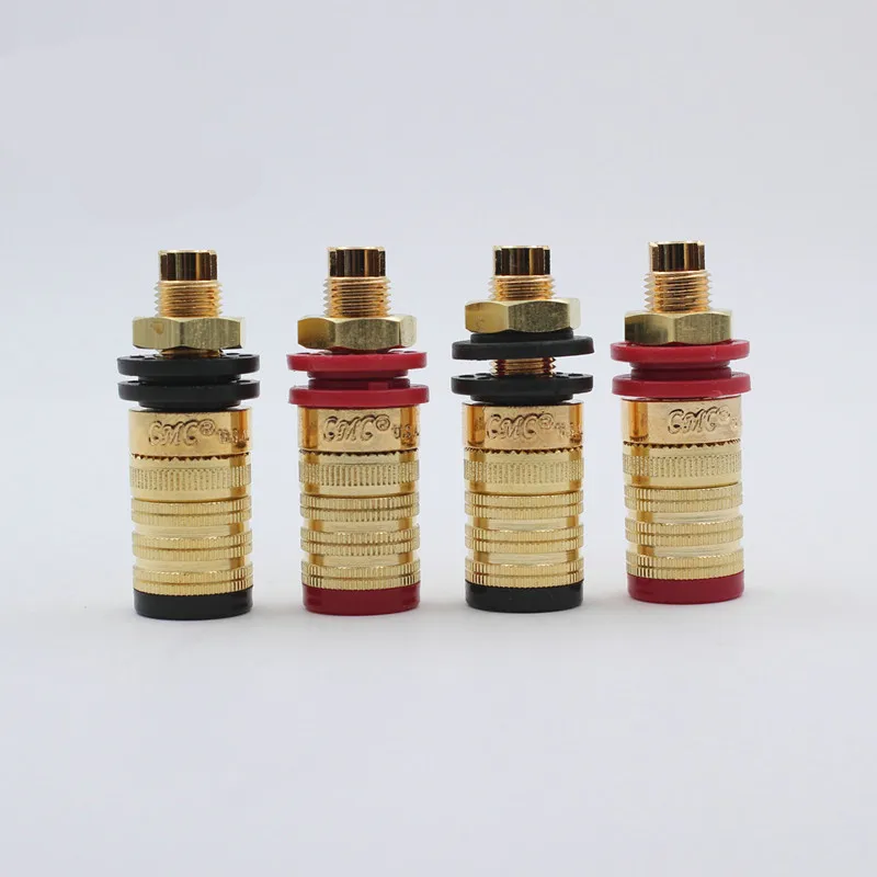 P-007 4PCS/SET CMC 838-S-G Gold Plated Amplifier To Speaker Terminals Binding Post Socket Speaker connector
P-007 4PCS/SET CMC 838-S-G Gold Plated Amplifier To Speaker Terminals Binding Post Socket Speaker connector