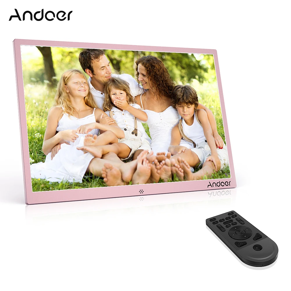 Andoer 17inch LED Digital Photo Frame 1080P Support Random Play Aluminum Alloy with Remote Control Christmas Birthday Gift
Andoer 17inch LED Digital Photo Frame 1080P Support Random Play Aluminum Alloy with Remote Control Christmas Birthday Gift