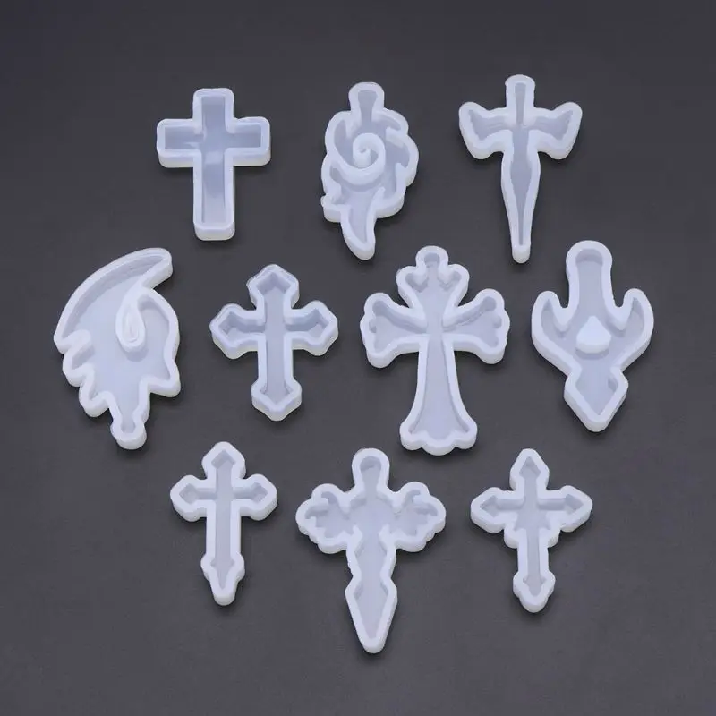 10Pcs Silicone Mold Mirror Cross DIY Cross Jewelry Pendant Making Tool Craft Decoration epoxy resin molds for jewelry
10Pcs Silicone Mold Mirror Cross DIY Cross Jewelry Pendant Making Tool Craft Decoration epoxy resin molds for jewelry