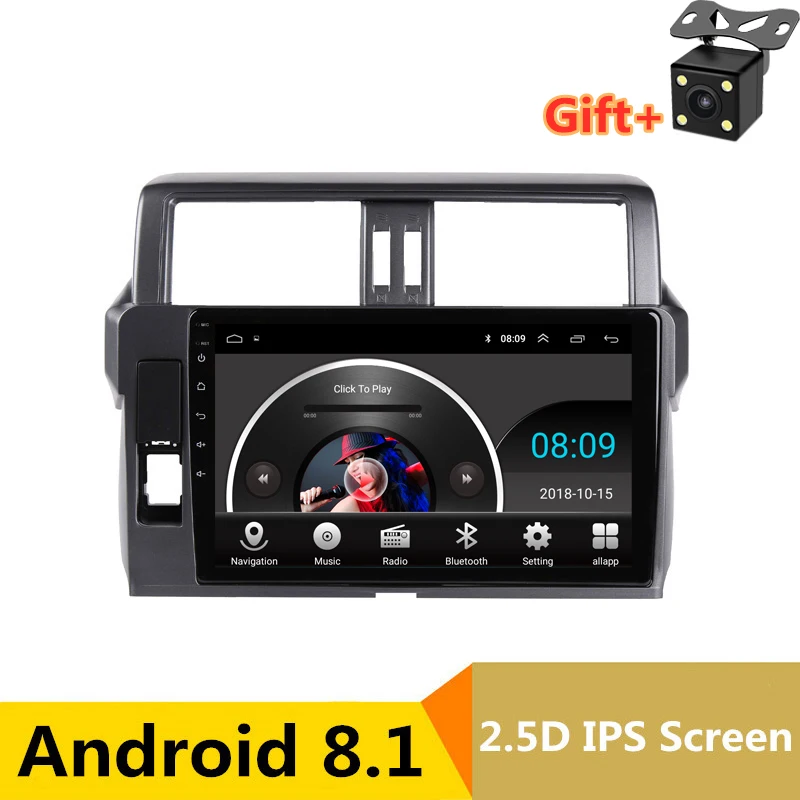 10"2.5D IPS Android 8.1 Car DVD Multimedia Player GPS For Toyota Prado 120 150 2014 2015 2016 2017 audio radio stereo navigation
10"2.5D IPS Android 8.1 Car DVD Multimedia Player GPS For Toyota Prado 120 150 2014 2015 2016 2017 audio radio stereo navigation