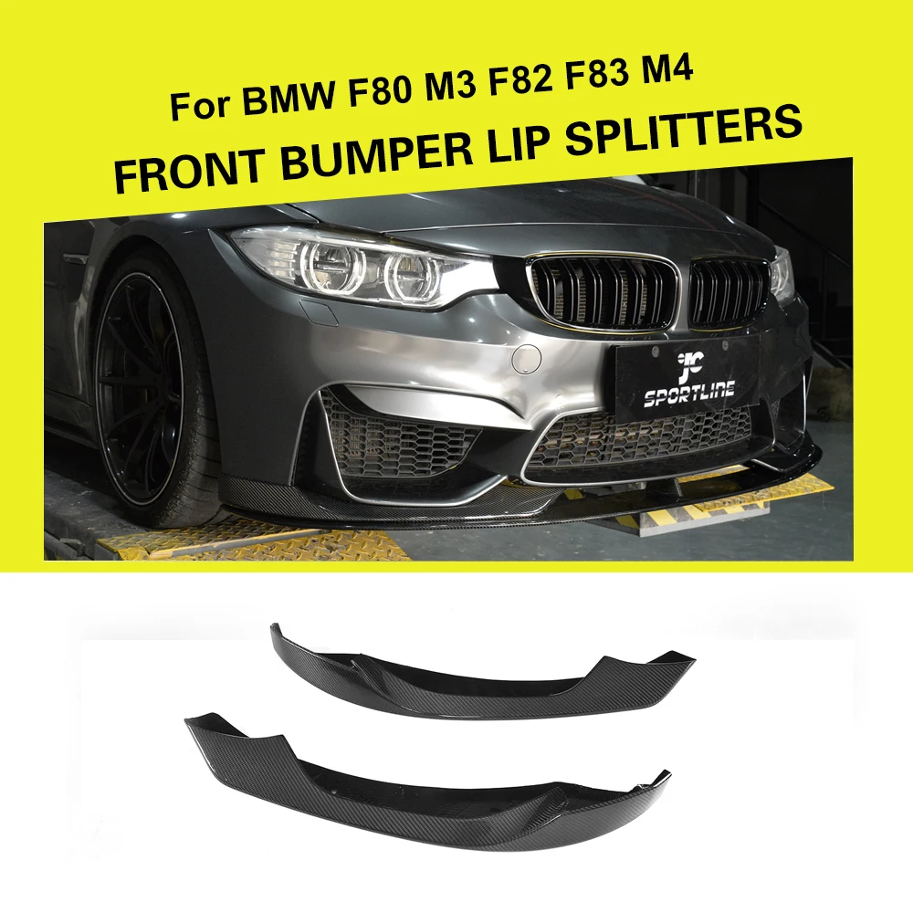 Front Bumper Lip Splitters for BMW F80 M3 F82 F83 M4 Sedan Coupe Convertible 2014 - 2018 Carbon Fiber Splitters Spoiler
Front Bumper Lip Splitters for BMW F80 M3 F82 F83 M4 Sedan Coupe Convertible 2014 - 2018 Carbon Fiber Splitters Spoiler