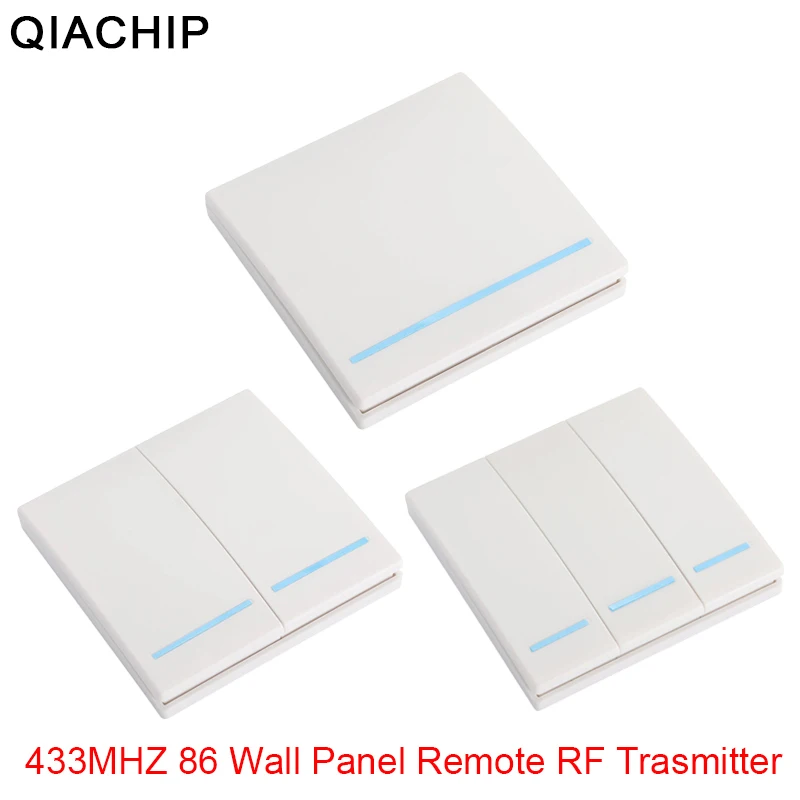 QIACHIP 433 Mhz Wireless RF Wall Panel Transmitter and AC 110V 220V 1 CH Remote Control Switch Relay Receiver Hall Bedroom Light
QIACHIP 433 Mhz Wireless RF Wall Panel Transmitter and AC 110V 220V 1 CH Remote Control Switch Relay Receiver Hall Bedroom Light