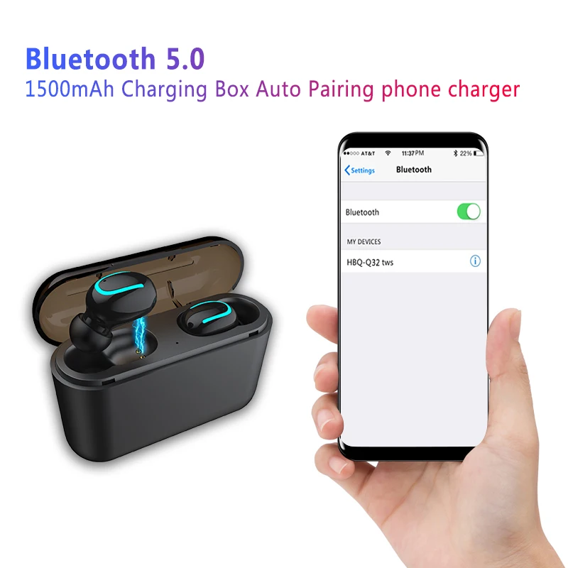 High Quality Bluetooth 5.0 Sport Earphones High Quality Bluetooth 5.0 Sport Earphones