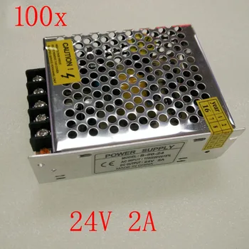 FREE DHL 100pcs/lot DC24V 2A 48W LED Switching Power Supply Transformer,Input AC110~240V for LED strip light,2 years warranty
FREE DHL 100pcs/lot DC24V 2A 48W LED Switching Power Supply Transformer,Input AC110~240V for LED strip light,2 years warranty