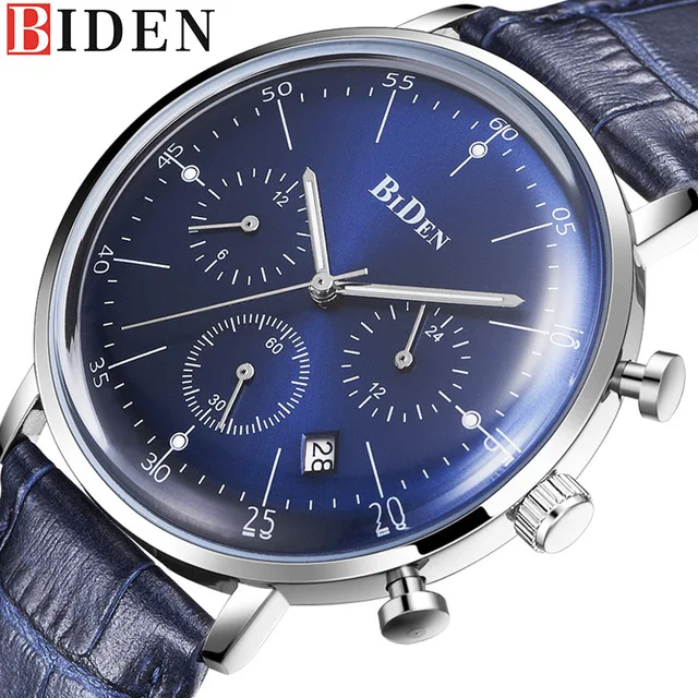 BIDEN Top Brand Luxury Chronograph Date Watch Men Military Sport Male Clock Leather Band Mens Watches Business Quartz Clocks
BIDEN Top Brand Luxury Chronograph Date Watch Men Military Sport Male Clock Leather Band Mens Watches Business Quartz Clocks