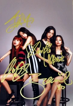 BLACKPINK autographed hand signed group photo 4*6 inches K-POP free shipping 012018A
BLACKPINK autographed hand signed group photo 4*6 inches K-POP free shipping 012018A
