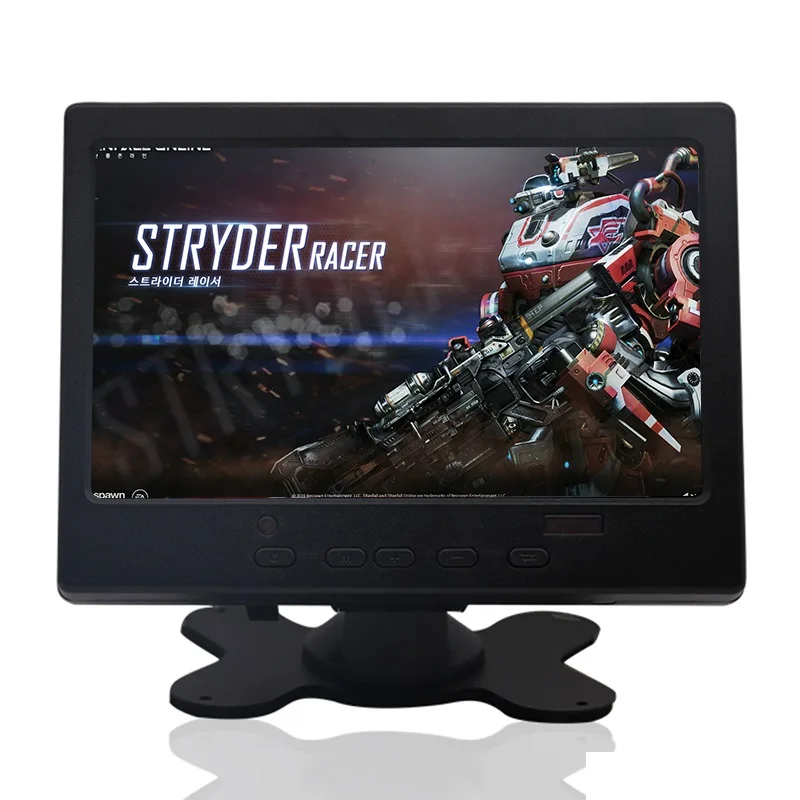7 inch 1024x600 IPS LCD Full HD Portable monitor HDMI monitor, AV input/VGA/HDMI black plastic shell
7 inch 1024x600 IPS LCD Full HD Portable monitor HDMI monitor, AV input/VGA/HDMI black plastic shell