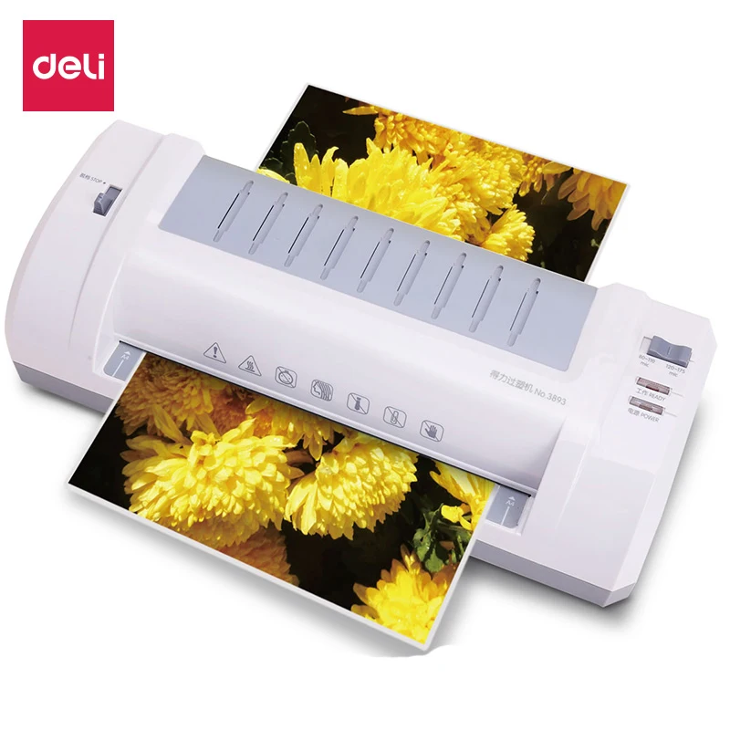 Deli Pouch Laminator Machine Paper/File/Photo/Card/Document Film Thermal Laminating Machine W/ Free Paper Trimmer Cutter
Deli Pouch Laminator Machine Paper/File/Photo/Card/Document Film Thermal Laminating Machine W/ Free Paper Trimmer Cutter
