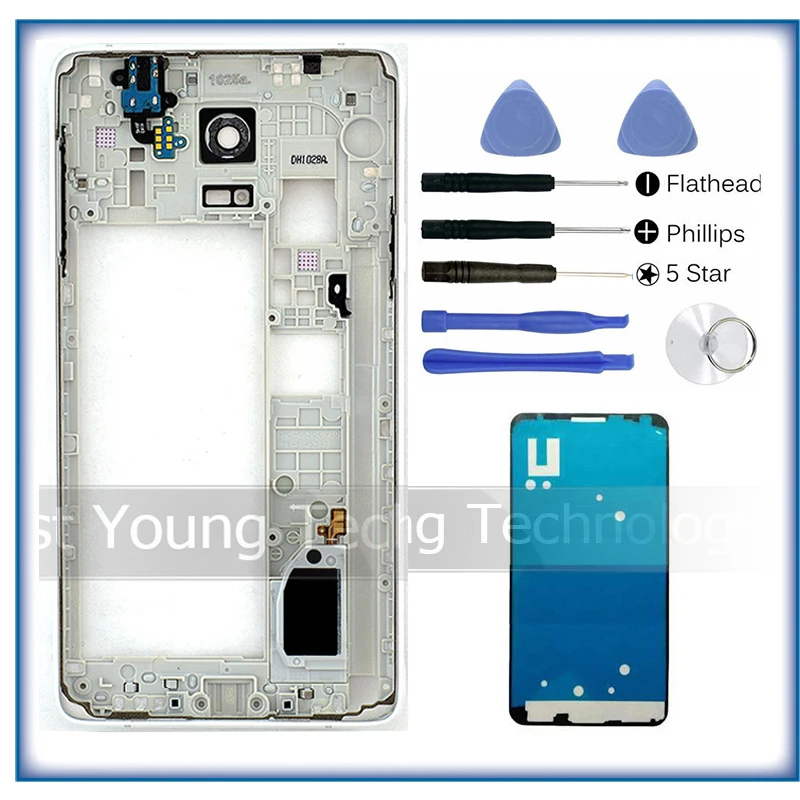 Высококачественная модель для Samsung Galaxy Note 4 N910F N910 корпус со средней рамкой