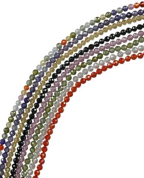 ICNWAY Gemstone Zircon Making Jewelry 2mm 3mm Natural White Pink Round Faceted Loose Beads DIY Bracelet Necklace Earring 15inch
ICNWAY Gemstone Zircon Making Jewelry 2mm 3mm Natural White Pink Round Faceted Loose Beads DIY Bracelet Necklace Earring 15inch