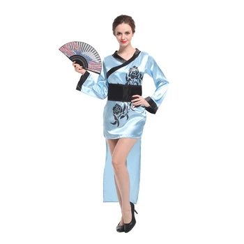 Japanese Geisha Costume Cosplay Women Traditional Kimono Robe Fantasia Halloween Carnival Mardi Gras Party Fancy Dress Blue
Japanese Geisha Costume Cosplay Women Traditional Kimono Robe Fantasia Halloween Carnival Mardi Gras Party Fancy Dress Blue