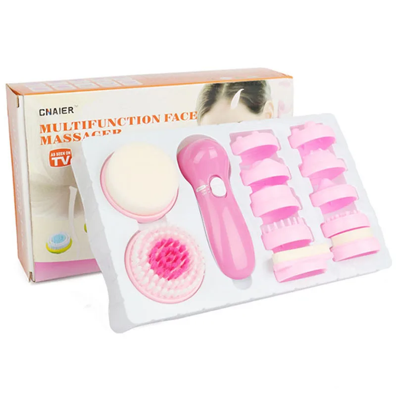 Beauty Care 12 In 1 Body Face Massager Brushes Set Electric Facial Skin Exfoliating Cleansing Foam Brush Sponge Washing Pedicure
Beauty Care 12 In 1 Body Face Massager Brushes Set Electric Facial Skin Exfoliating Cleansing Foam Brush Sponge Washing Pedicure