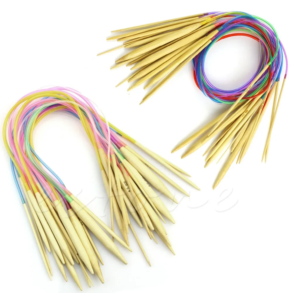 18Pairs 40cm 80cm Multicolor Tube Circular Carbonized Bamboo Knitting Needles Z07 Drop Shipping
18Pairs 40cm 80cm Multicolor Tube Circular Carbonized Bamboo Knitting Needles Z07 Drop Shipping