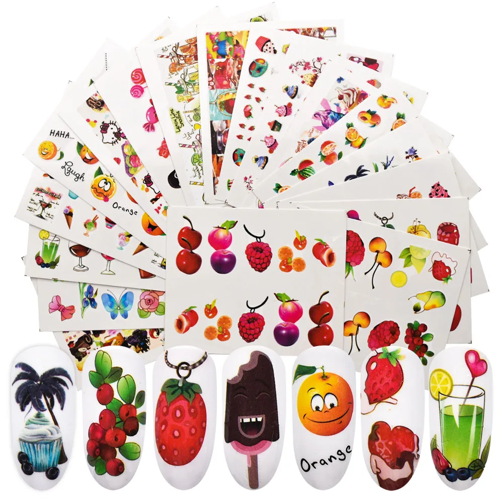 1Set Water Nail Stickers Flower Flamingo Fruit Slider Colorful Plant Pattern Manicure Sticker Nail Art Decorations ZJT4023
1Set Water Nail Stickers Flower Flamingo Fruit Slider Colorful Plant Pattern Manicure Sticker Nail Art Decorations ZJT4023