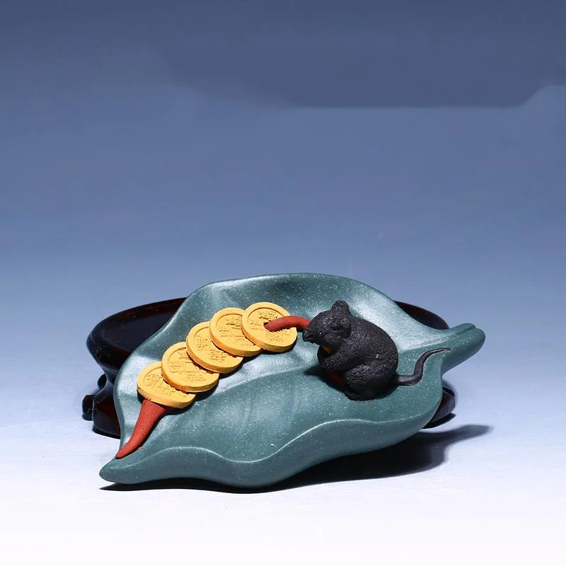 Yixing Natural Raw Ore Purple Clay Tea Pet Garden Flower Pot Min Guo Green Mud Zisha Decoration Crafts Tea Ceremony Accessories
Yixing Natural Raw Ore Purple Clay Tea Pet Garden Flower Pot Min Guo Green Mud Zisha Decoration Crafts Tea Ceremony Accessories