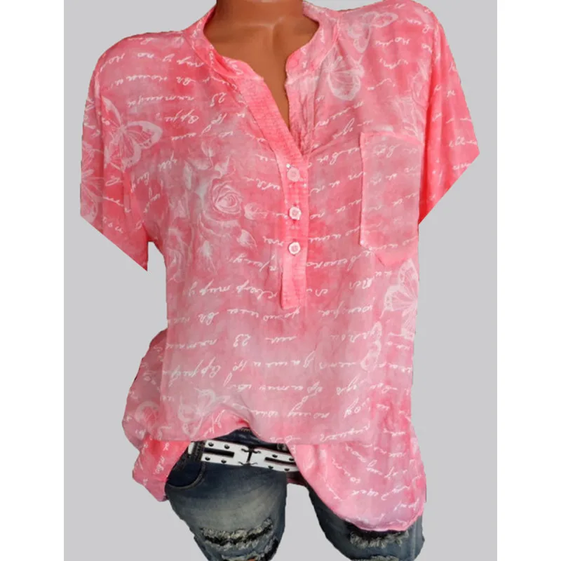 women blouses New large size shirt ladies elegant shirt fashion temperament printed shirt casual short-sleeved shirt women
women blouses New large size shirt ladies elegant shirt fashion temperament printed shirt casual short-sleeved shirt women