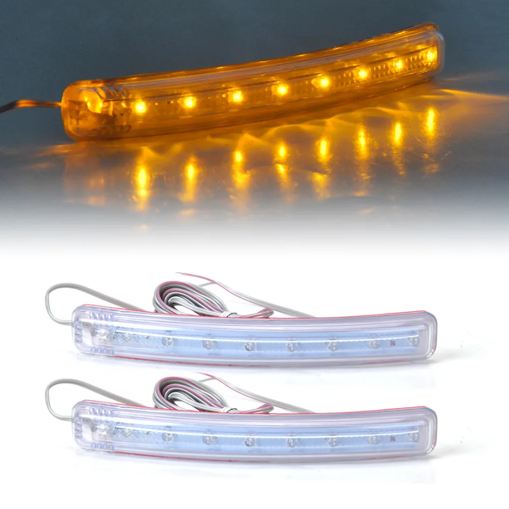 beler 2Pcs YELLOW 8 LED Auto Car Side-Mirror Indicator Soft Turn Signal Light for VW Audi Ford Toyota Chevrolet Nissan Kia Mazda
beler 2Pcs YELLOW 8 LED Auto Car Side-Mirror Indicator Soft Turn Signal Light for VW Audi Ford Toyota Chevrolet Nissan Kia Mazda