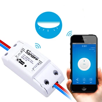 Sonoff Smart Breaker APP Wireless Remote Control Wifi Light Switch Smart Home Device Work with Alexa Google Assistant
Sonoff Smart Breaker APP Wireless Remote Control Wifi Light Switch Smart Home Device Work with Alexa Google Assistant