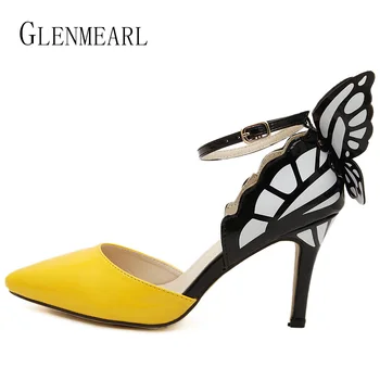 2019 New Butterfly Wings Pointed PumpsWomen Shoes Tip Fine With Spell Color High Heels Thin Heel Women Shoes Plus Size 40 ZK30
2019 New Butterfly Wings Pointed PumpsWomen Shoes Tip Fine With Spell Color High Heels Thin Heel Women Shoes Plus Size 40 ZK30