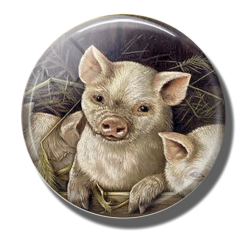 Pig fridge magnet decor Cute pig animal 30MM refrigerator magnets glass message board Sticker Home Decoration Kitchen Accessorie
Pig fridge magnet decor Cute pig animal 30MM refrigerator magnets glass message board Sticker Home Decoration Kitchen Accessorie