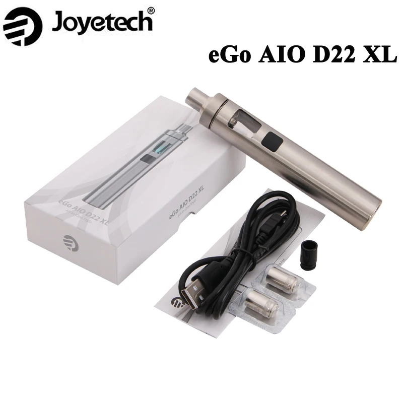 Original E Cigarettes Joyetech eGo AIO D22 XL with 3.5ml Atomizer Vape 2300mAh Battery
Original E Cigarettes Joyetech eGo AIO D22 XL with 3.5ml Atomizer Vape 2300mAh Battery