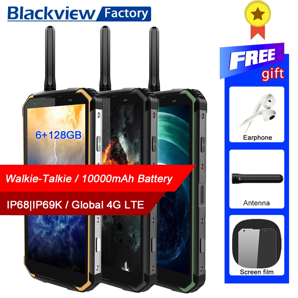 Blackview BV9500 Pro IP68 IP69K 5.7"18:9 FHD Smartphone 16MP Android 8.1 6GB 128GB 10000mAh wireless charging mobile phone NFC
Blackview BV9500 Pro IP68 IP69K 5.7"18:9 FHD Smartphone 16MP Android 8.1 6GB 128GB 10000mAh wireless charging mobile phone NFC