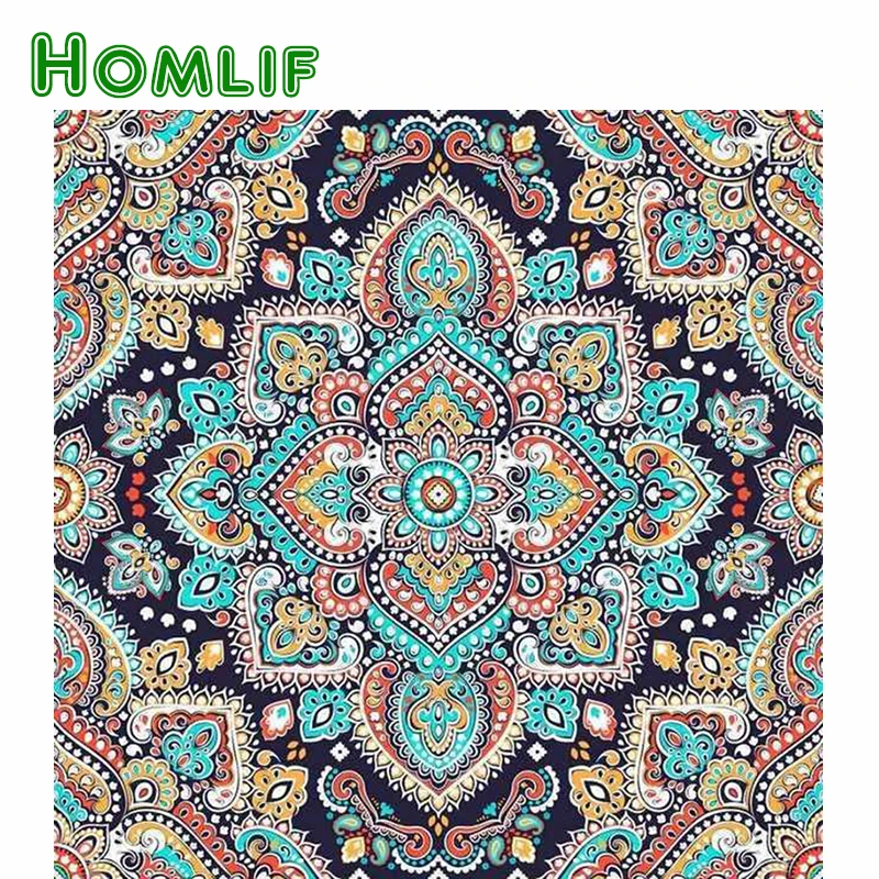 HOMLIF 5D алмазная живопись сделай сам с квадратными и круглыми камнями из смолы