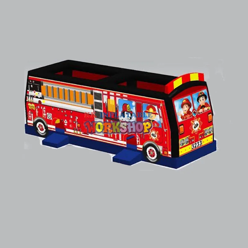 commercial inflatable fire fighting truck