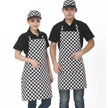 1pcs Black and white lattice vertical stripe pepper body hanging neck Western breakfast hotel cafe pastry kitchen work apron
1pcs Black and white lattice vertical stripe pepper body hanging neck Western breakfast hotel cafe pastry kitchen work apron