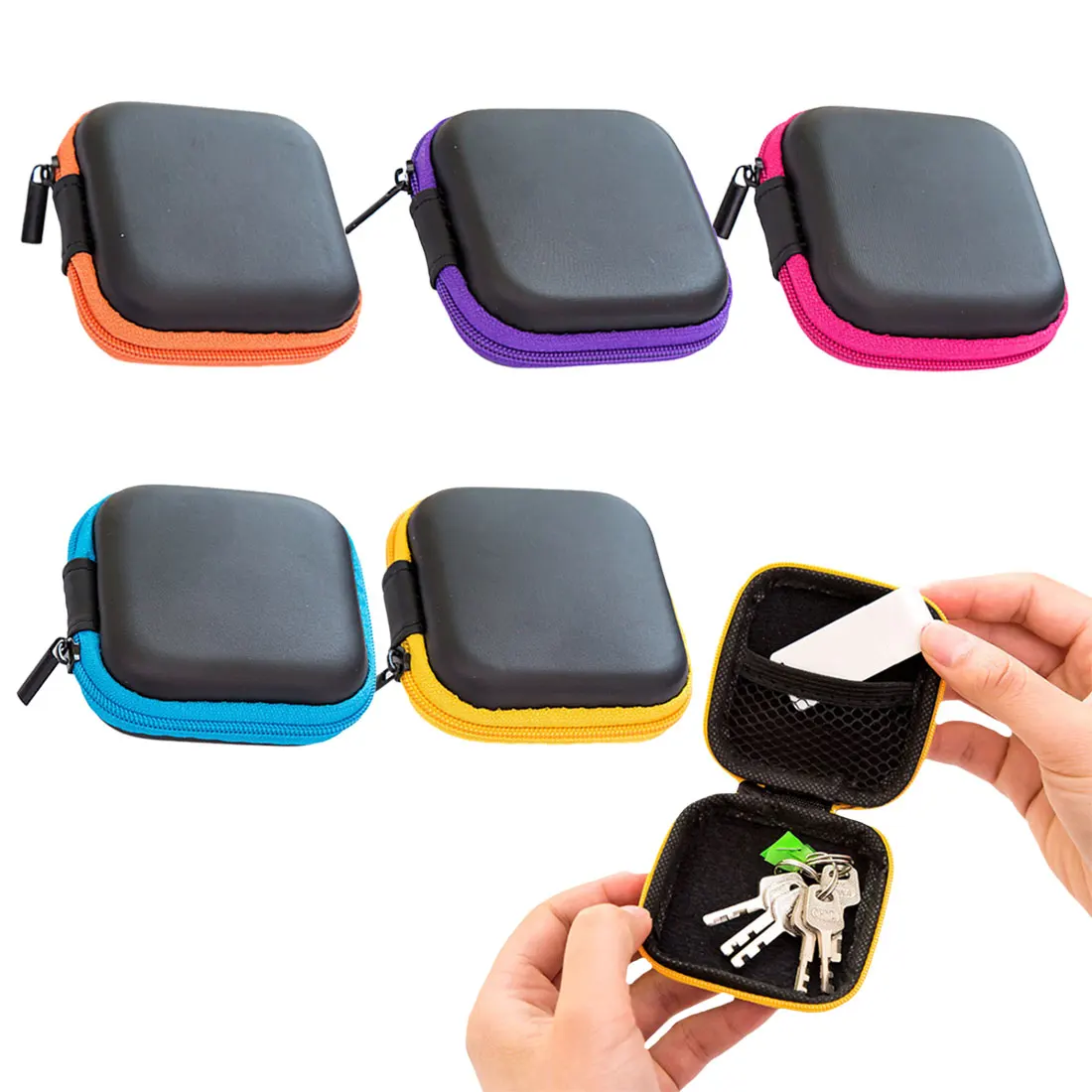 Mini Simple Earbuds Earphone Zipper Bag EVA Cute Headphone Hard Cover Earphone Case Protective Usb Cable Organizer Headset Bags
Mini Simple Earbuds Earphone Zipper Bag EVA Cute Headphone Hard Cover Earphone Case Protective Usb Cable Organizer Headset Bags